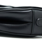 DIOR SMALL SADDLE BAG CALFSKIN BLACK GHW