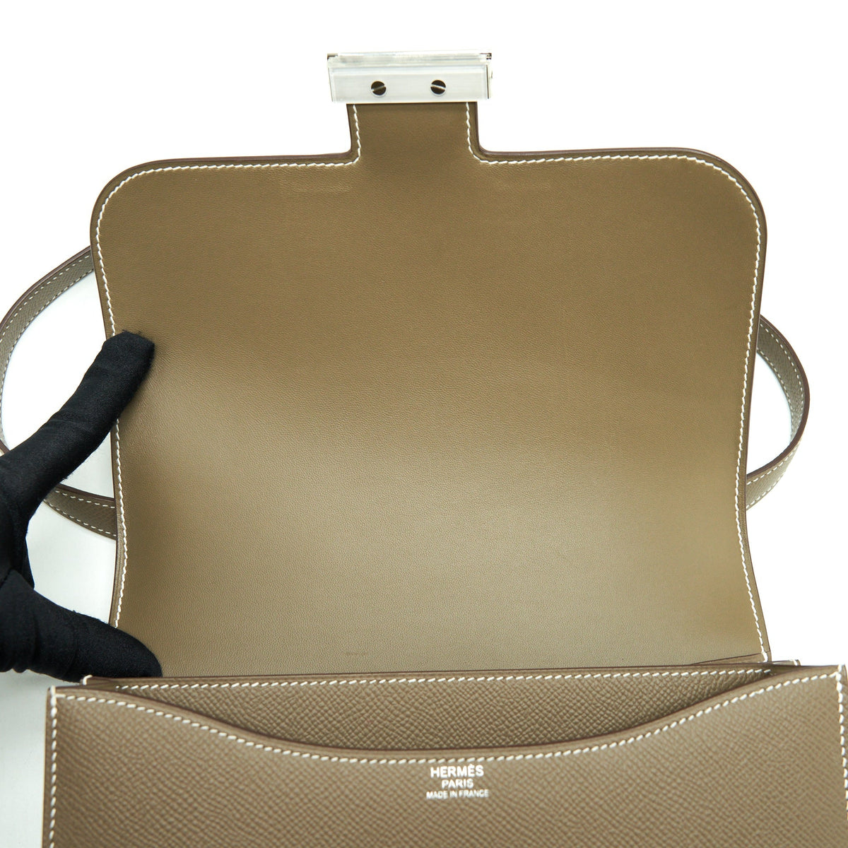 Hermes Constance 24 Epsom Etoupe SHW