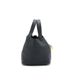 Hermes picotin 22 Lock Bag Black GHW