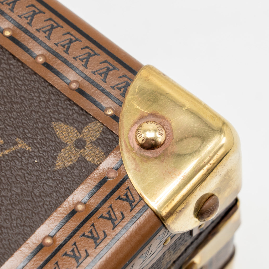 Louis Vuitton coffret 8 montres watch case monogram canvas GHW