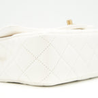 CHANEL MINI RECTANGULAR PEARL CRUSH WHITE GHW