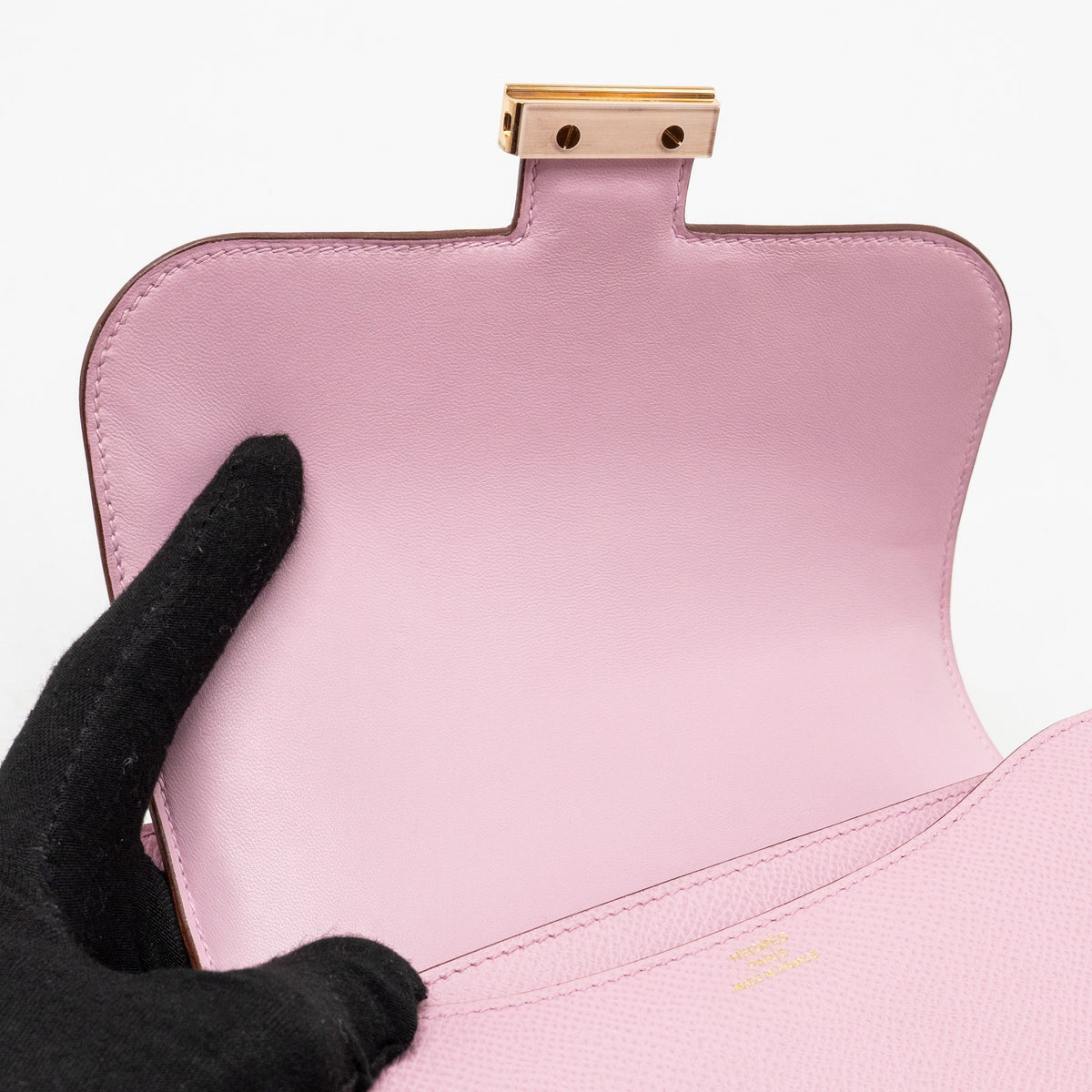 Hermes Mini Constance Epsom X9 Mauve Sylvestre RGHW