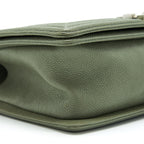 CHANEL MEDIUM BOY BAG CAVIAR LIGHT GREEN SHW