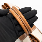 Hermes neo garden party 23 canvas/negonda ecru-beige/gold SHW