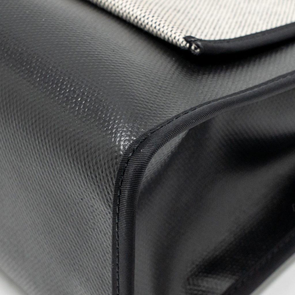 Hermes Herbag 31 Zip Bag Berline Canvas/Hunter Leather Black/Ecru-Black SHW