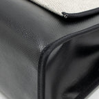 Hermes Herbag 31 Zip Bag Berline Canvas/Hunter Leather Black/Ecru-Black SHW