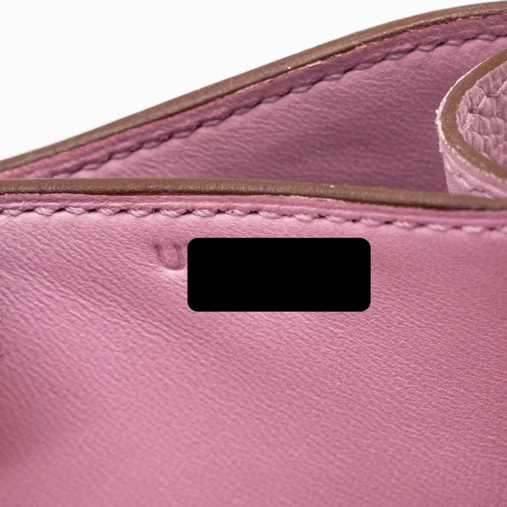 Hermes Mini Constance Epsom X9 Mauve Sylvestre RGHW