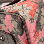 Gucci GG Camouflage Boston Bag GG Supreme Canvas/Leather Brown/Pink/Red SHW