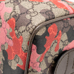 Gucci GG Camouflage Boston Bag GG Supreme Canvas/Leather Brown/Pink/Red SHW