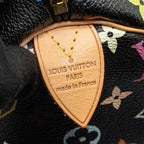 LOUIS VUITTON X TAKASHI MURAKAMI SPEEDY 30 LIMITED EDITION MULTICOLOURED MONOGRAM CANVAS BLACK GHW