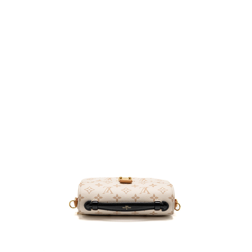 Louis Vuitton Pochette east west monogram dune GHW