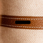 Hermes neo garden party 23 canvas/negonda ecru-beige/gold SHW