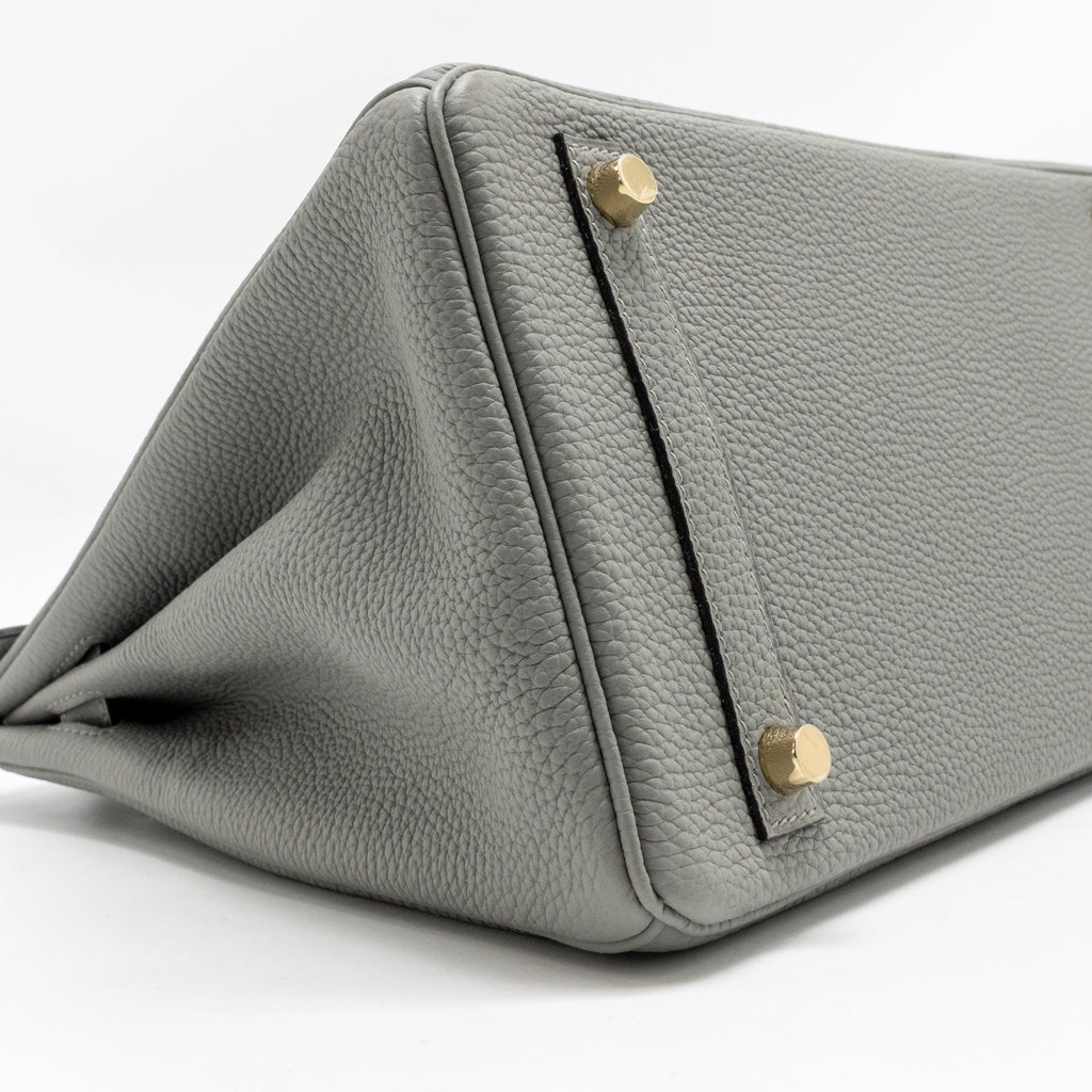 Hermes Birkin 30 Togo 4Z Gris Mouette GHW