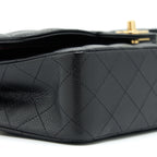 CHANEL MEDIUM CLASSIC DOUBLE FLAP BAG CAVIAR BLACK GHW (MICROCHIP)