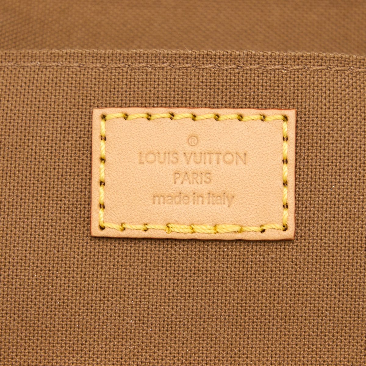 LOUIS VUITTON PETIT SAC PLAT MONOGRAM CANVAS GHW