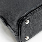 HERMES MINI BOLIDE CHEVRE MYSORE BLACK SHW