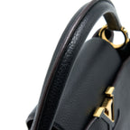 LOUIS VUITTON CAPUCINES MM TAURILLON BLACK GHW