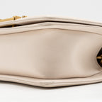 CHANEL SMALL BOY BAG LAMBSKIN CREAM WHITE GHW