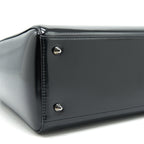 CHRISTIAN DIOR MEDIUM LADY DIOR CALFSKIN IN BLACK BHW
