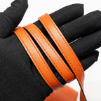 HERMES MINI ROULIS EVERCOLOR BICOLOR CAPUCINE / TERRE BATTUE SHW