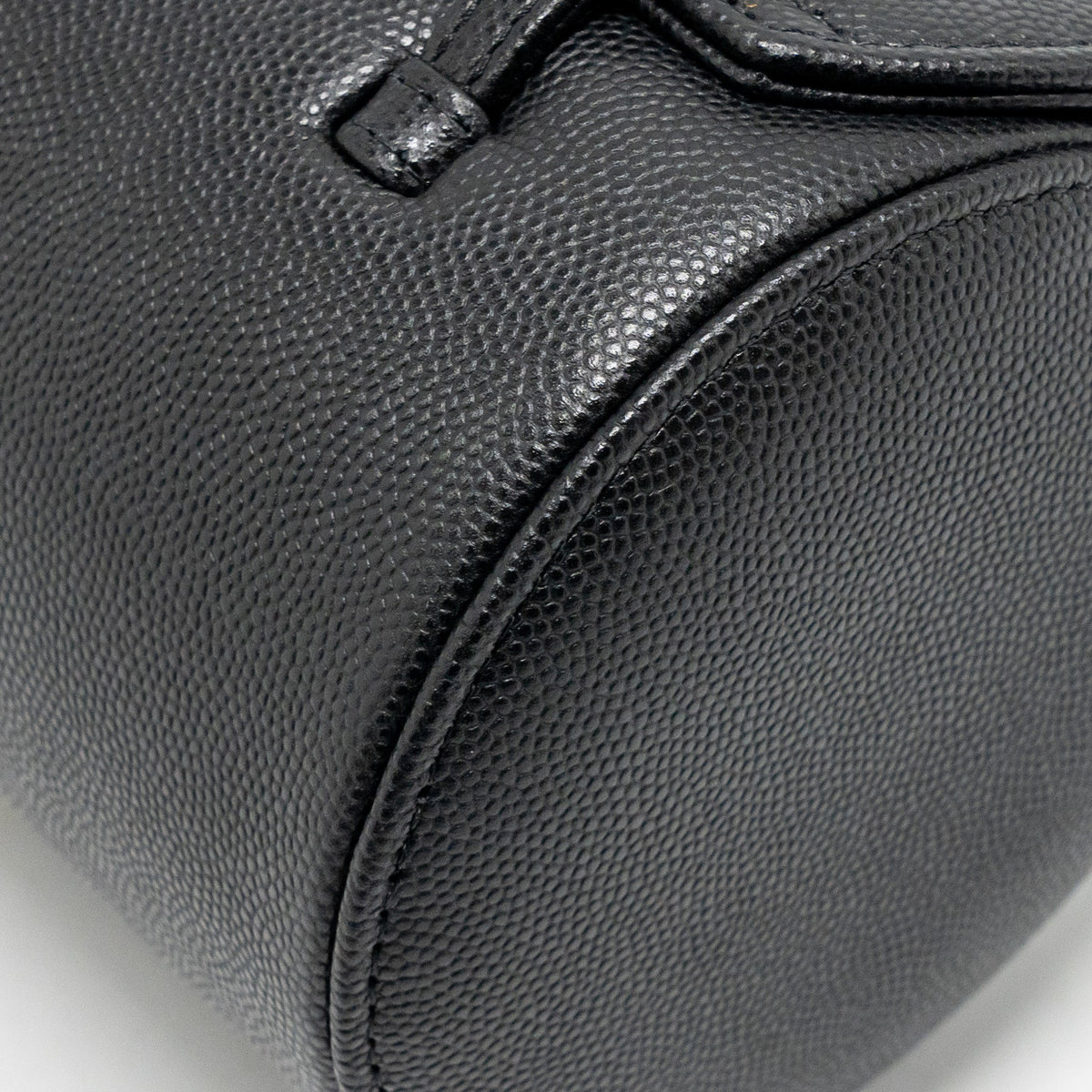 CHANEL 26P PREPPY BOWLING SHOULDER BAG CAVIAR BLACK GHW (MICROCHIP)