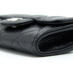 CHANEL CLASSIC FLAP CARD HOLDER CAVIAR BLACK SHW
