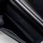 CHANEL BOY WALLET ON CHAIN CAVIAR BLACK LGHW (MICROCHIP)