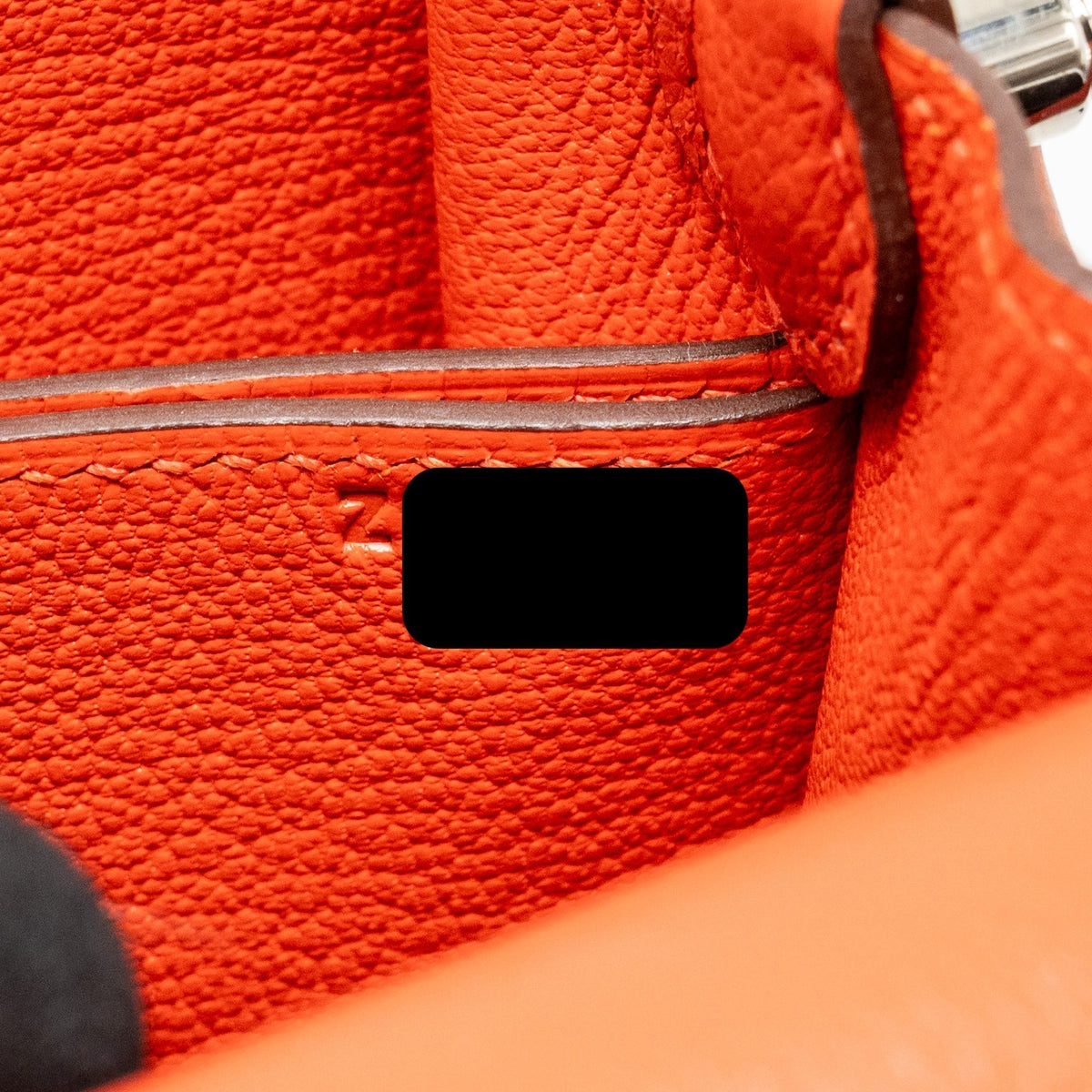 HERMES MINI ROULIS EVERCOLOR BICOLOR CAPUCINE / TERRE BATTUE SHW