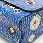 Louis Vuitton Denim Azteque Twist MM EPI Leather Blue / Multicolour SHW