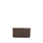 LOUIS VUITTON FELICIE POCHETTE MONOGRAM CANVAS RED GHW