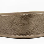 Hermes Mini Evelyne clemence etoupe SHW