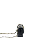 CHANEL MINI RECTANGULAR WITH COCO BAG CHARM LIMITED EDITION LAMBSKIN BLACK LGHW
