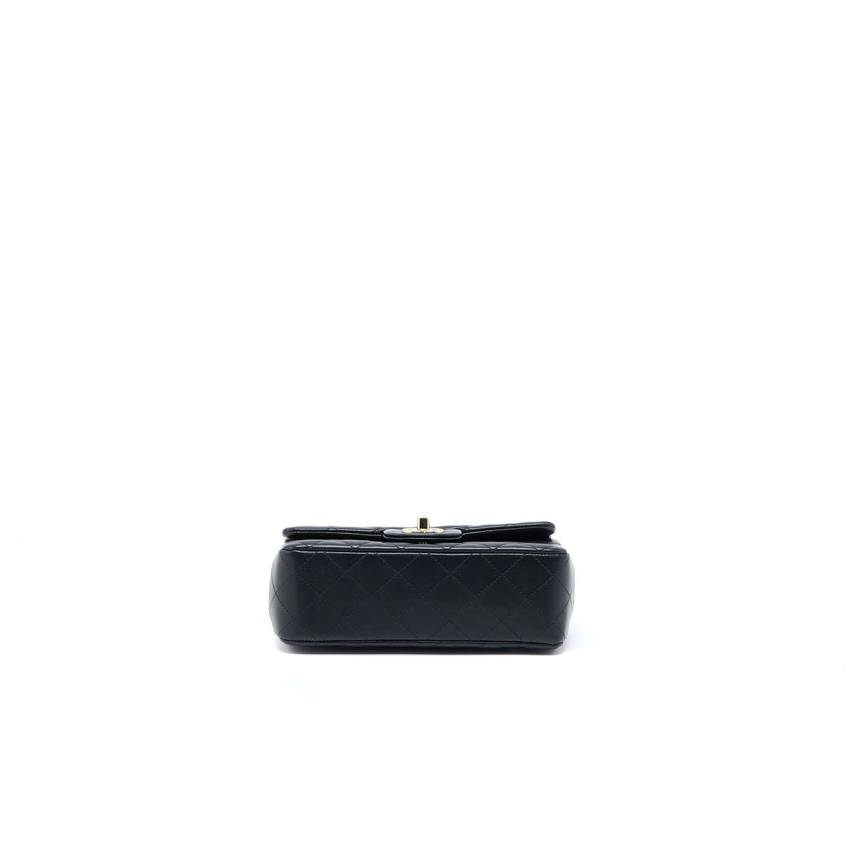 CHANEL MINI RECTANGULAR WITH COCO BAG CHARM LIMITED EDITION LAMBSKIN BLACK LGHW