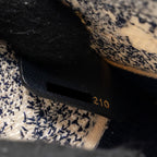 DIOR MINI BOOK TOTE LIMITED EDITION TOILE DE JOUY REVERSE EMBROIDERY