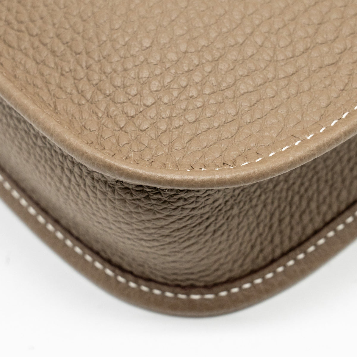 Hermes Mini Evelyne clemence etoupe SHW