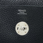 HERMES LINDY 30 CLEMENCE BLACK/TOFFEE SHW