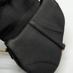 DIOR MEDIUM SADDLE GRAINED CALFSKIN BLACK GHW