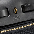 Hermes Herbag 31 Zip Bag Quadrille Viking Canvas/Hunter Leather Ecru-Blanc/Black GHW