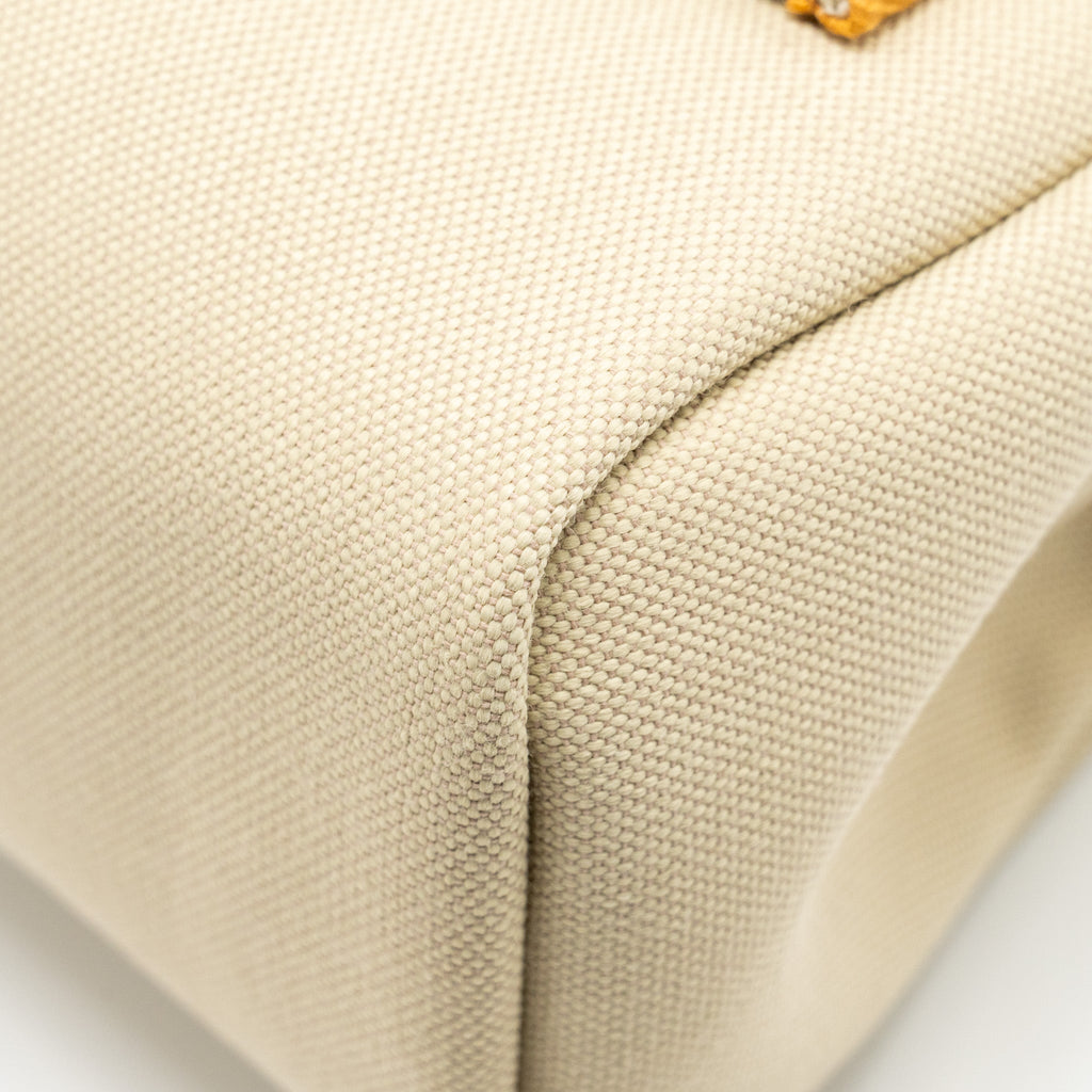 Hermes Herbag 31 zip bag canvas / hunter beton / natural sable GHW