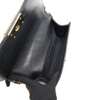 CHANEL MEDIUM LE BOY PATENT LEATHER BLACK LGHW