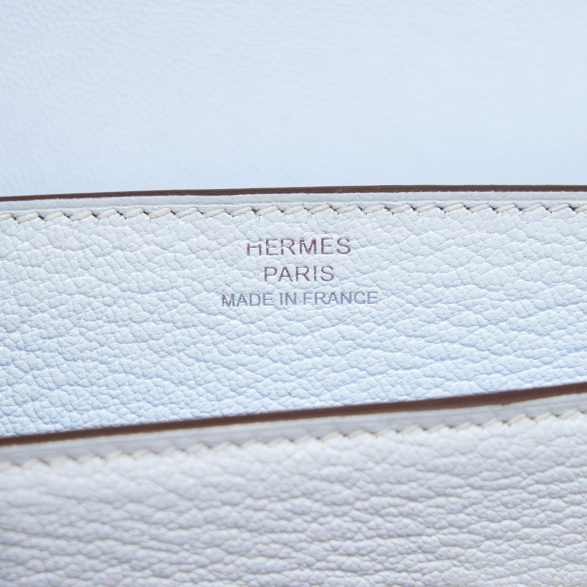 Hermes Mini Verrou Bag Chèvre Mysore T0 Bleu Brume SHW