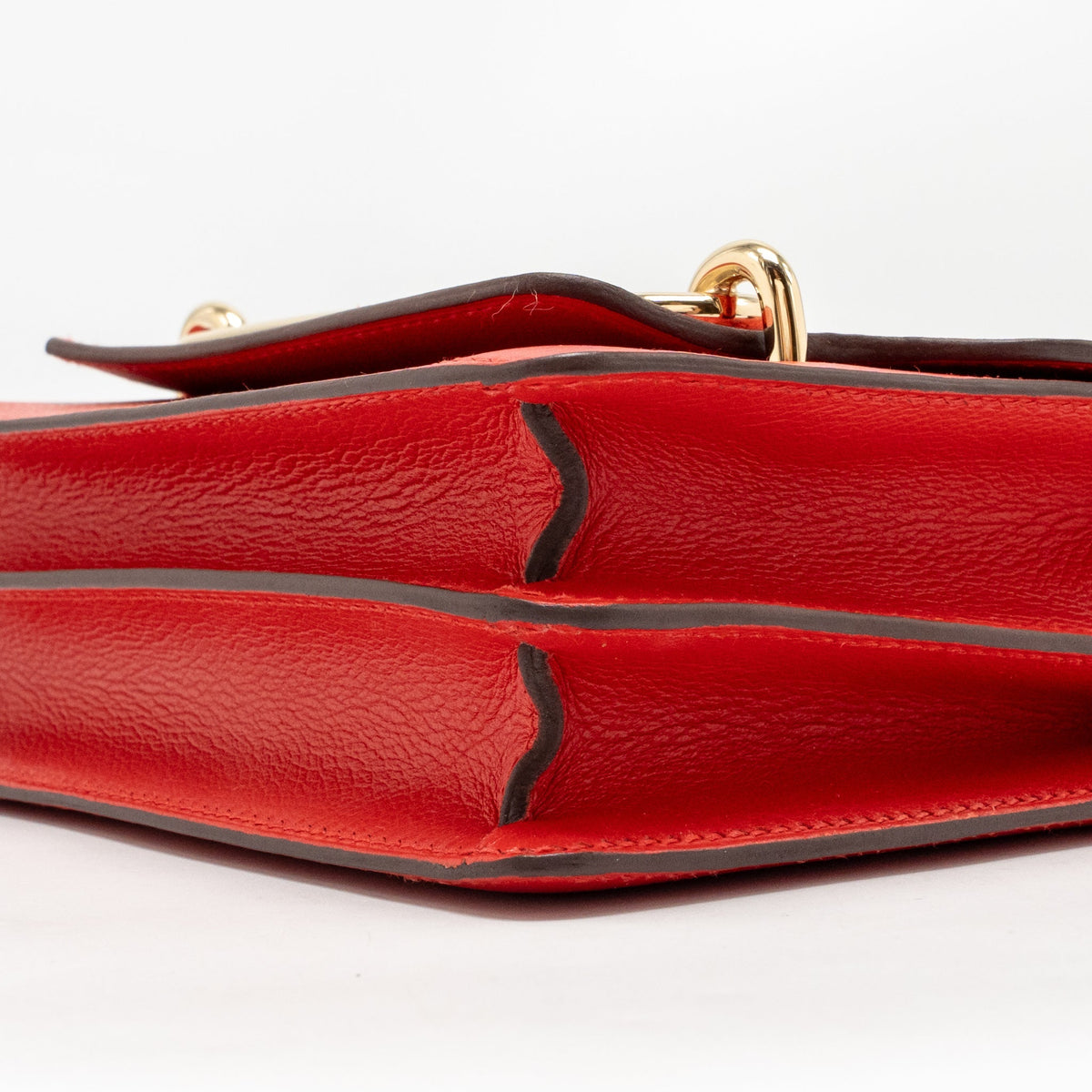 Hermes Mini Roulis Evercolor Rouge De Coeur LGHW