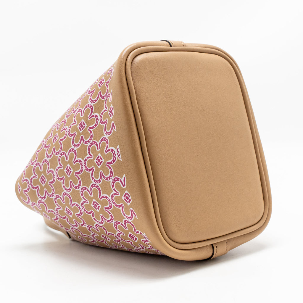 Hermes Lucky Daisy Micro Picotin Swift Chai-Rose-Blanc / Chai SHW