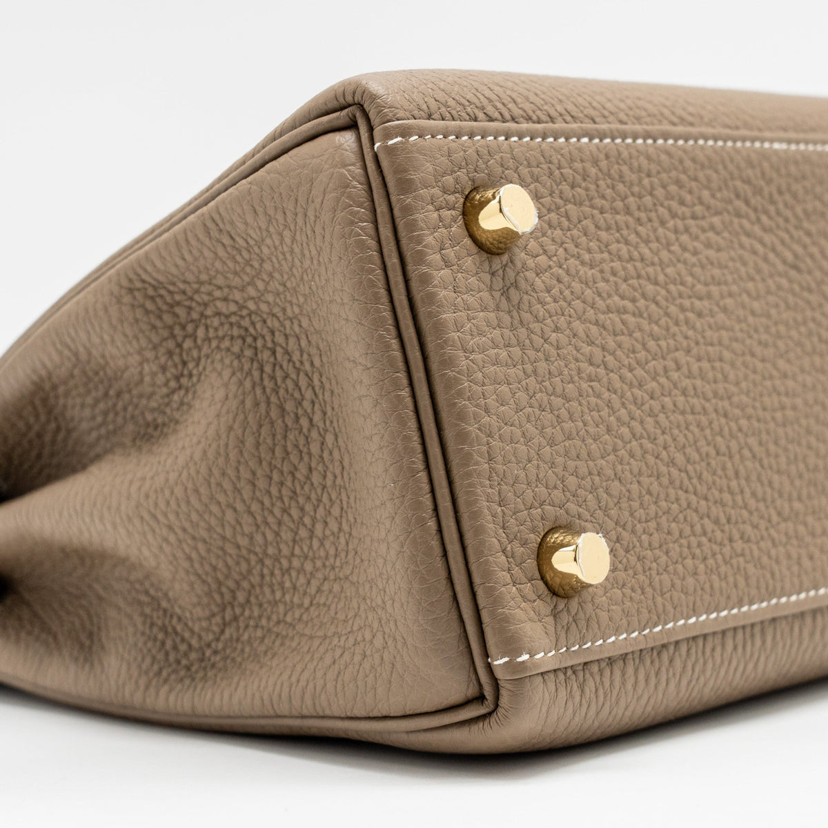 HERMES Kelly 25 Togo Etoupe GHW