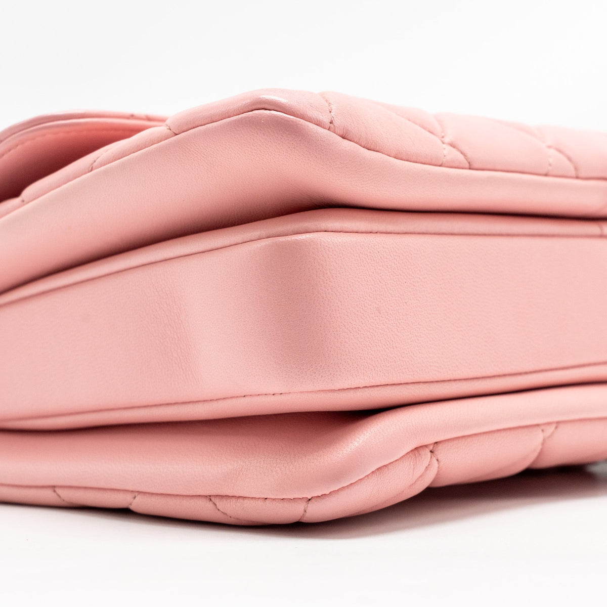 CHANEL TOP HANDLE TRENDY CC FLAP BAG LAMBSKIN PINK LGHW