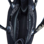 DIOR LIMITED EDITION BOOK TOTE DARK BLUE DENIM PATTERN