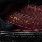 CHANEL SMALL COCO HANDLE CHEVRON CAVIAR BLACK LGHW
