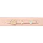 DIOR SMALL LADY DIOR MY ABCDIOR BAG LAMBSKIN PINK LGHW