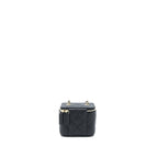 CHANEL MINI VANITY WITH CHAIN CAVIAR BLACK LGHW