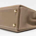 HERMES Kelly 25 Togo Etoupe GHW